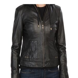 Marc New York by Anderw Marc Women’s Leather Jacket Size Large